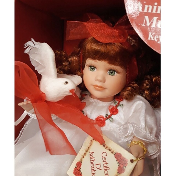 NIB Musical Porcelain Doll Animated "Thank Heaven for Little Girls" Collectible - Picture 1 of 7